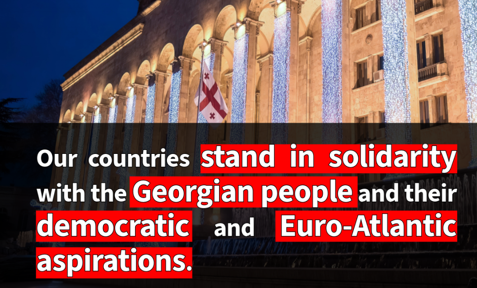 Lithuania, together with other OSCE countries, expressed support for the Georgian people and...