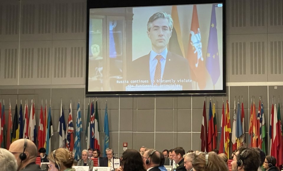 K. Budrys ESBO: Rusija, tęsdama agresiją prieš Ukrainą, toliau akivaizdžiai pažeidžia tarptautinę...