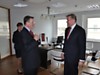 P.Bowness (left) and A.Ažubalis